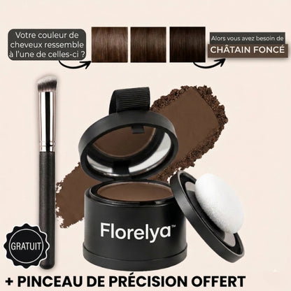 Florelya™ – Couverture instantanée des racines et des cheveux gris