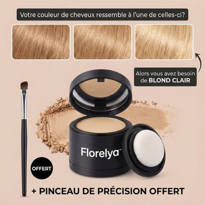 Florelya™ – Couverture instantanée des racines et des cheveux gris