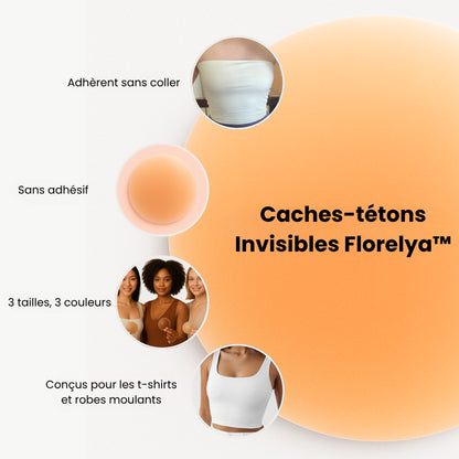 Caches-tétons Invisibles Florelya™