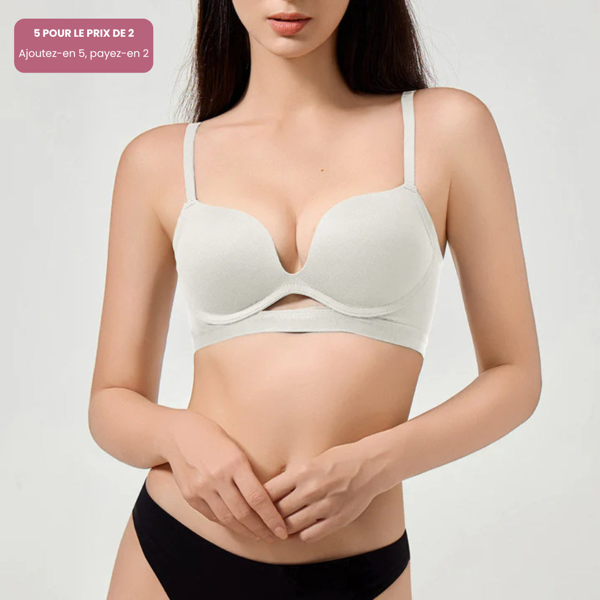 Élégance Bureau – Soutien-gorge push-up sans armatures