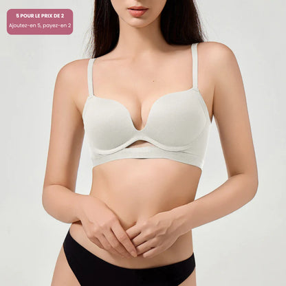 Élégance Bureau – Soutien-gorge push-up sans armatures
