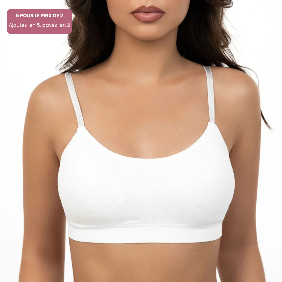 Bralette douce à encolure arrondie