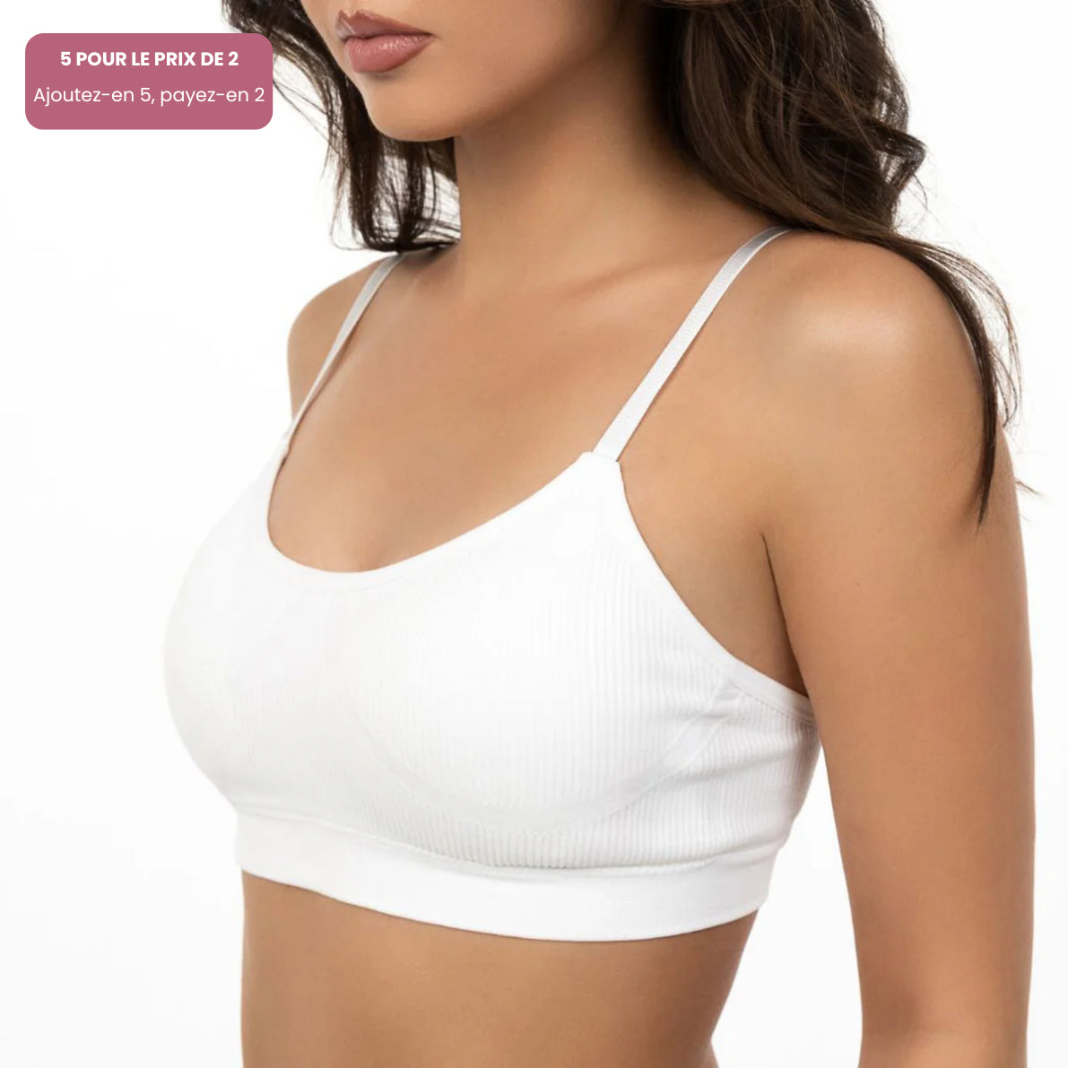Bralette douce à encolure arrondie