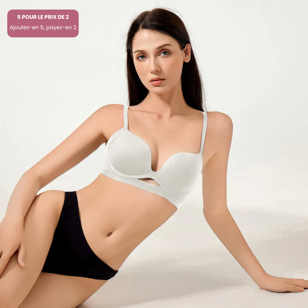 Élégance Bureau – Soutien-gorge push-up sans armatures