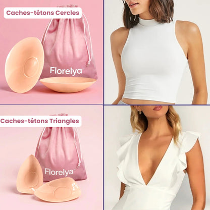 Caches-tétons Invisibles Florelya™