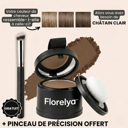 Florelya™ – Couverture instantanée des racines et des cheveux gris