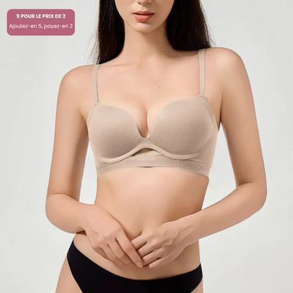 Élégance Bureau – Soutien-gorge push-up sans armatures
