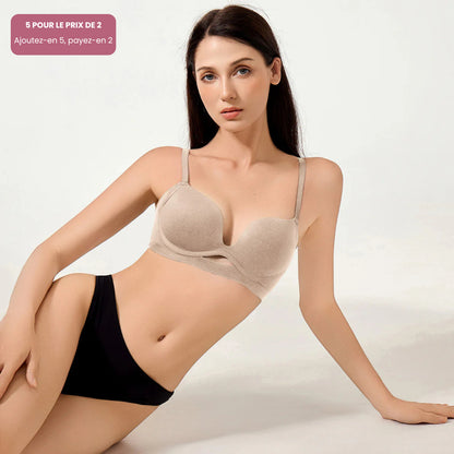 Élégance Bureau – Soutien-gorge push-up sans armatures