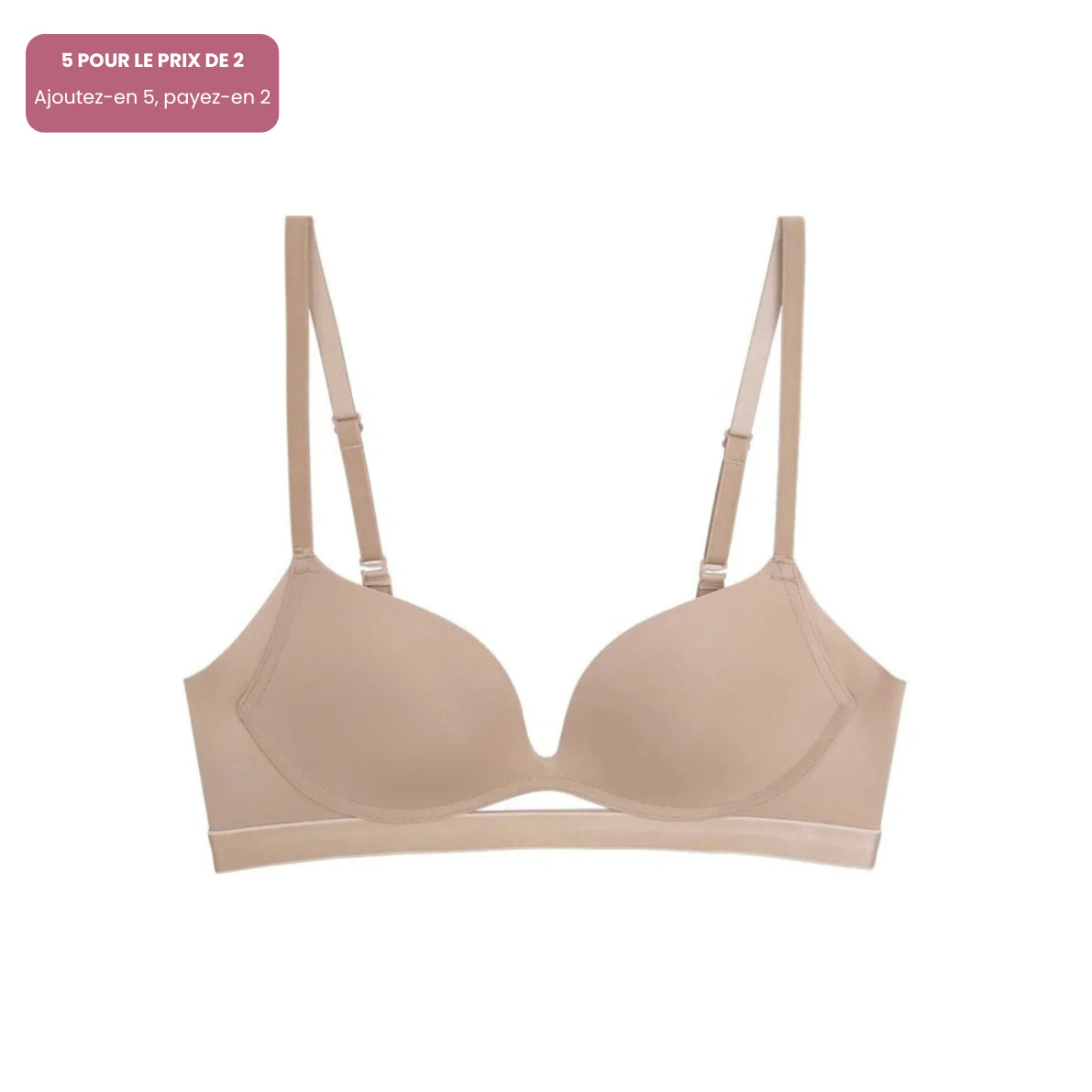 Élégance Bureau – Soutien-gorge push-up sans armatures