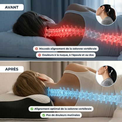 Florelya - Support optimal pour les dormeurs sur le côté