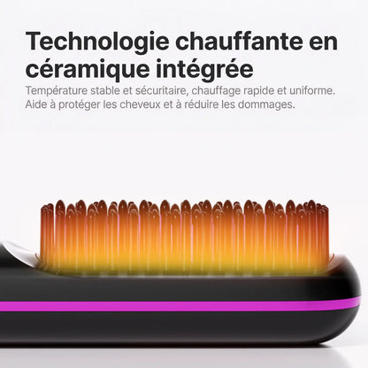 La PREMIÈRE brosse coiffante intelligente pour cheveux courts