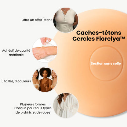 Caches-tétons Cercles Florelya™
