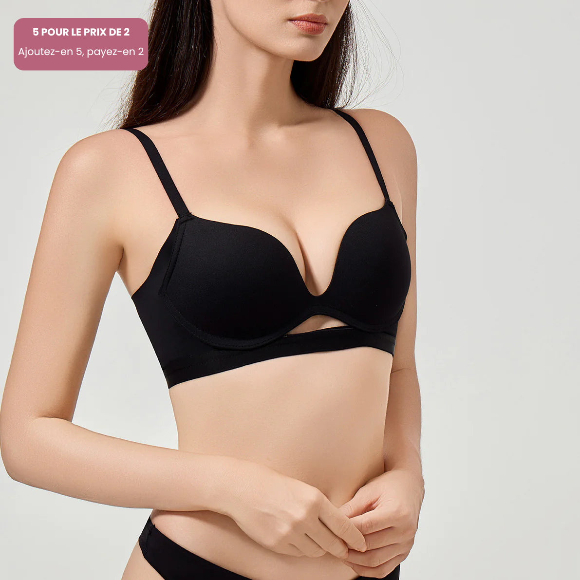 Élégance Bureau – Soutien-gorge push-up sans armatures