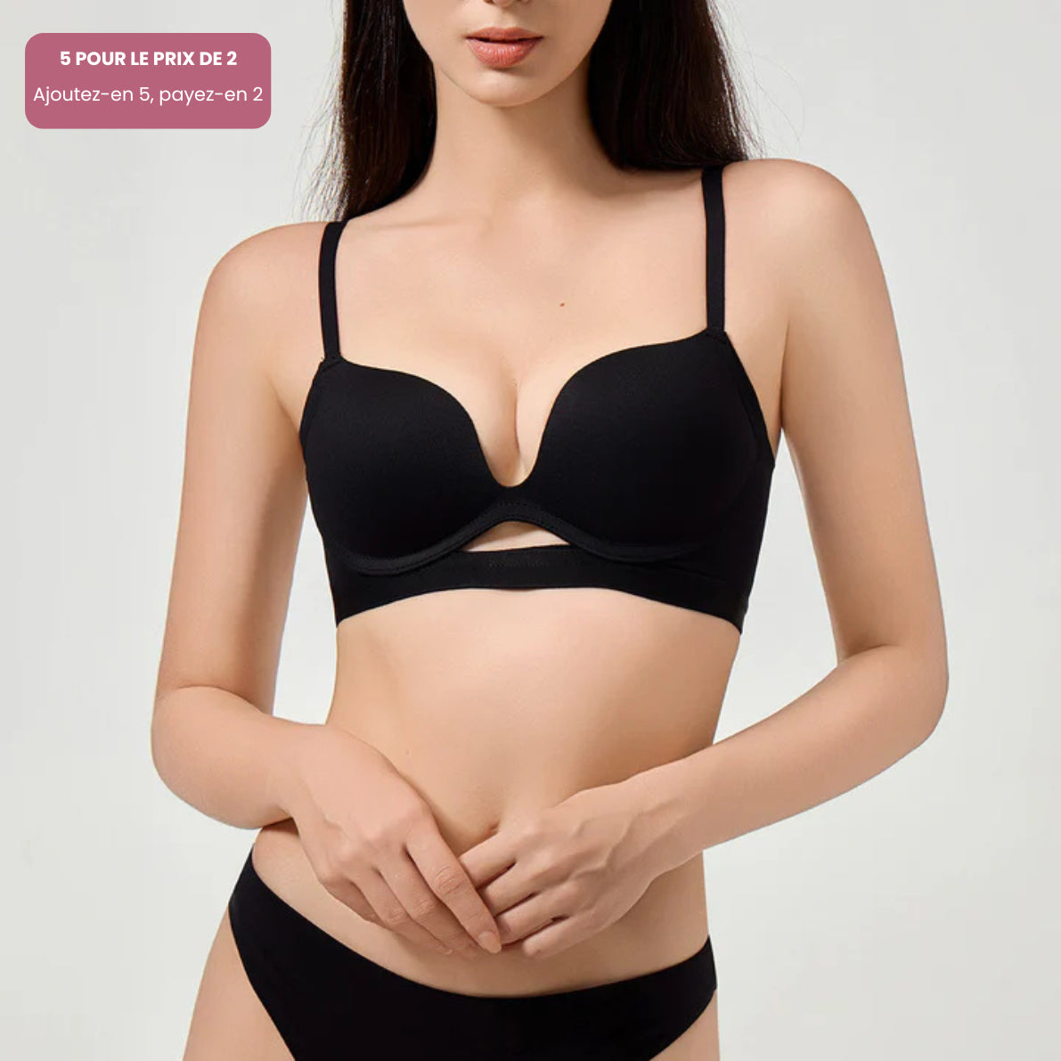 Élégance Bureau – Soutien-gorge push-up sans armatures