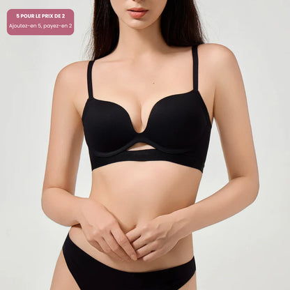Élégance Bureau – Soutien-gorge push-up sans armatures
