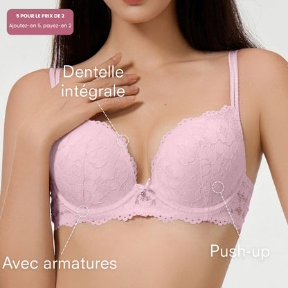 Soirée Romantique Dentelle - Soutien-gorge push-up