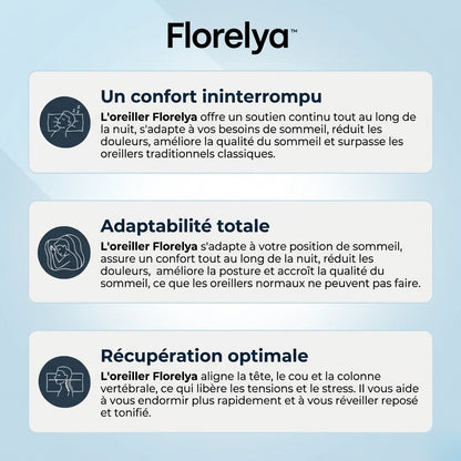 Florelya - Support optimal pour les dormeurs sur le côté