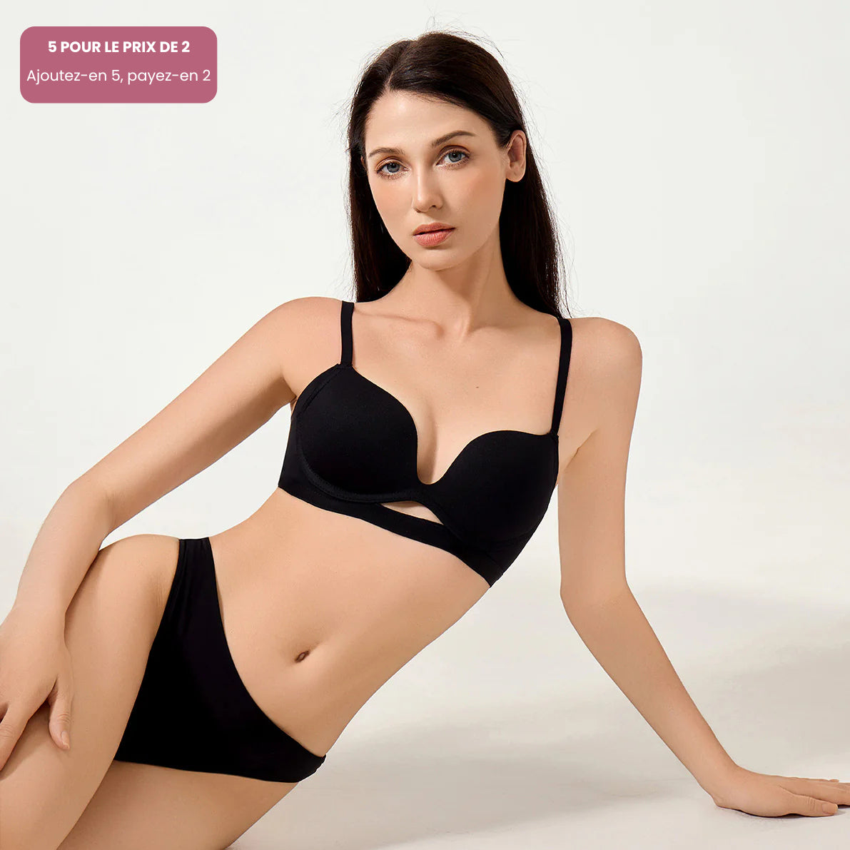 Élégance Bureau – Soutien-gorge push-up sans armatures