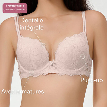 Soirée Romantique Dentelle - Soutien-gorge push-up