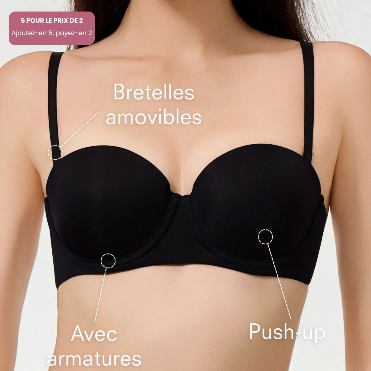 L'Essentiel Sans Bretelles - Push-up Quotidien
