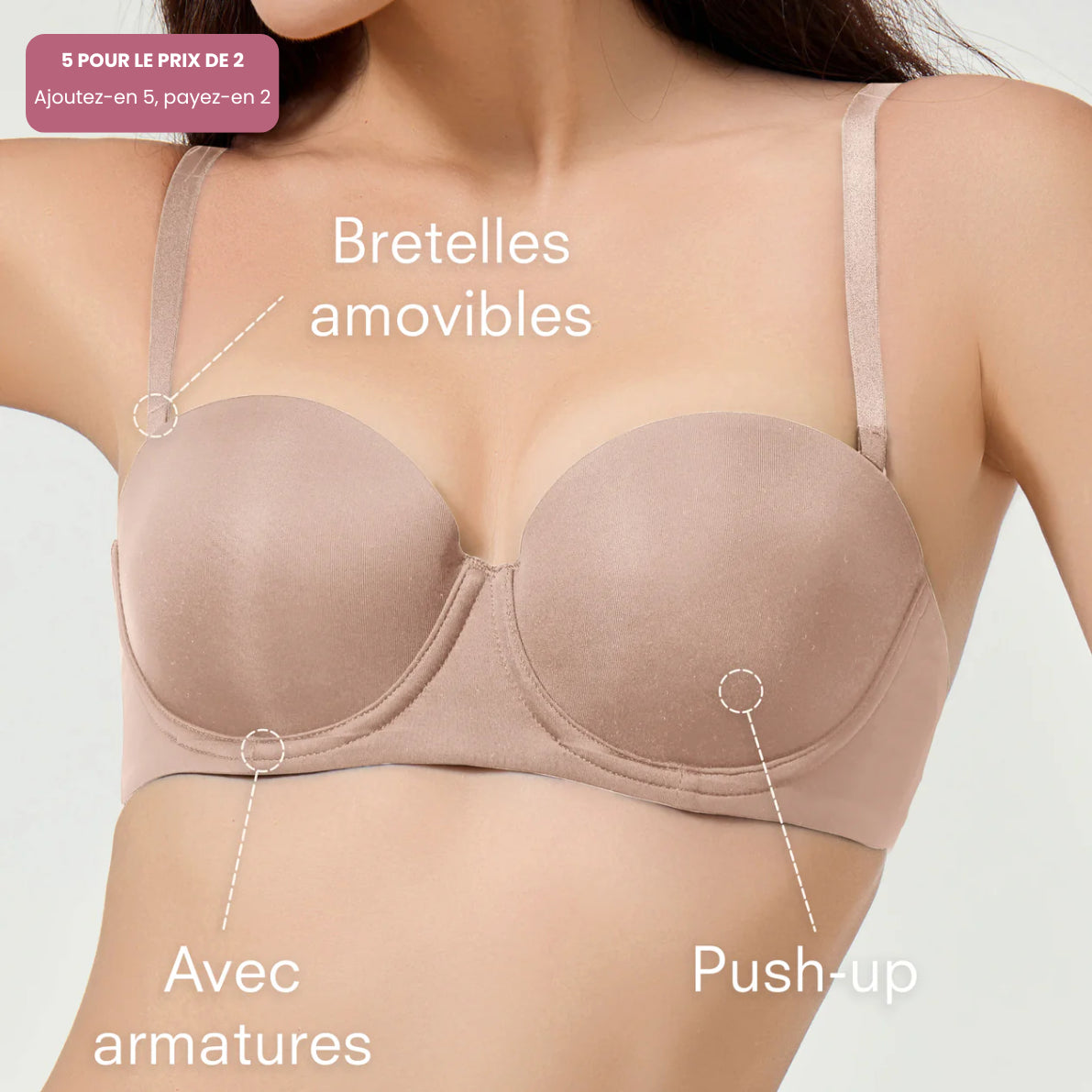 L'Essentiel Sans Bretelles - Push-up Quotidien