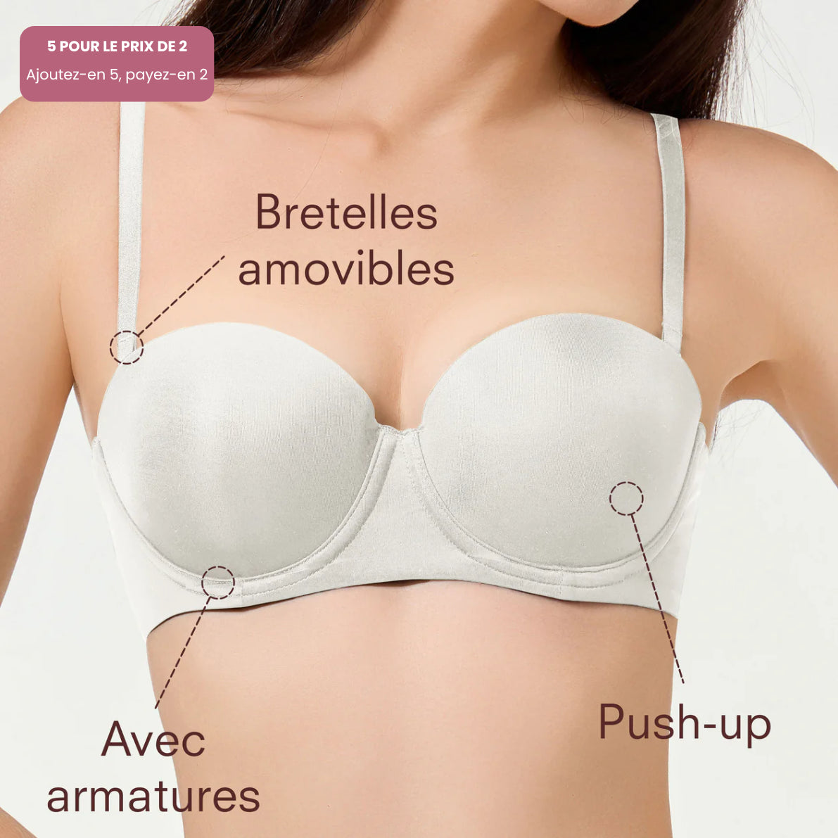 L'Essentiel Sans Bretelles - Push-up Quotidien