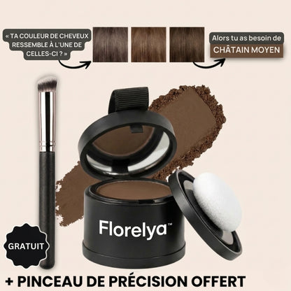 Florelya™ – Couverture instantanée des racines et des cheveux gris