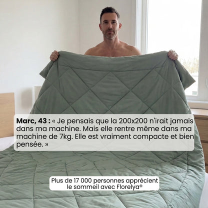 Couette 2-en-1 Florelya™ – Séchage rapide, sans housse de couette