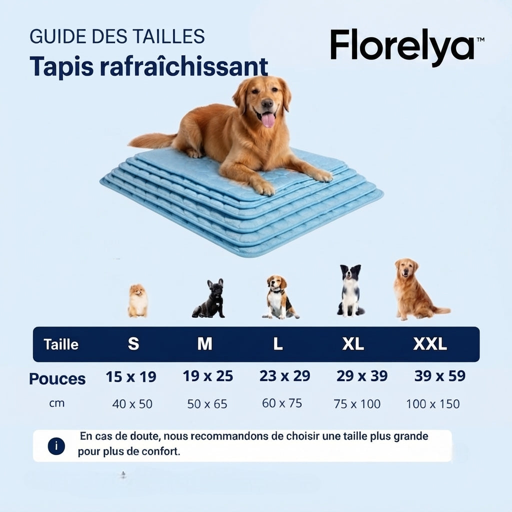 Tapis rafraîchissant pour chien Florelya™