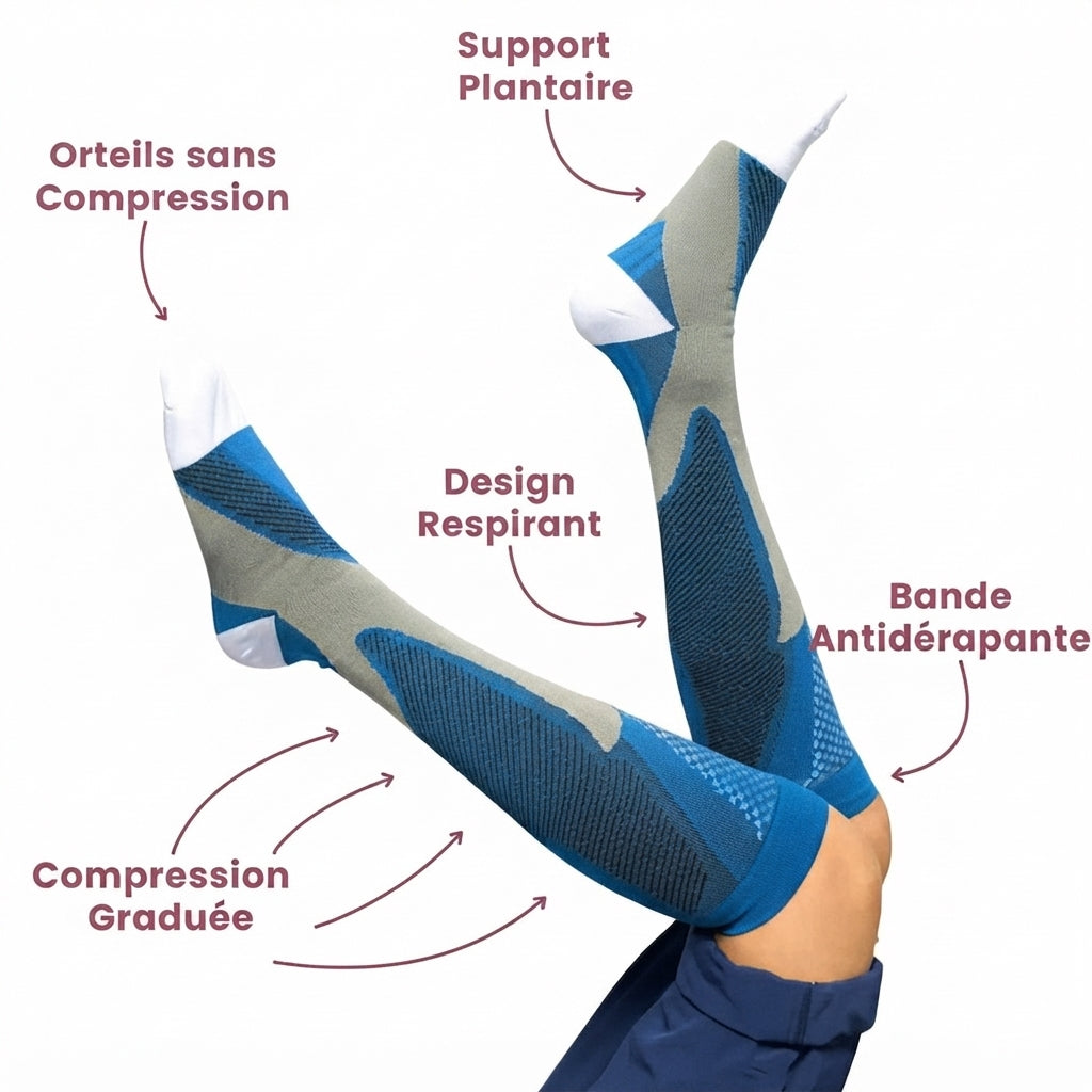 Chaussettes de Compression Graduée Florelya