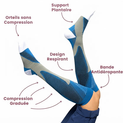 Chaussettes de Compression Graduée Florelya