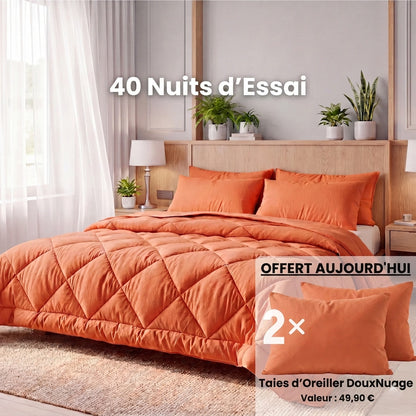 Couette 2-en-1 Florelya™ – Séchage rapide, sans housse de couette