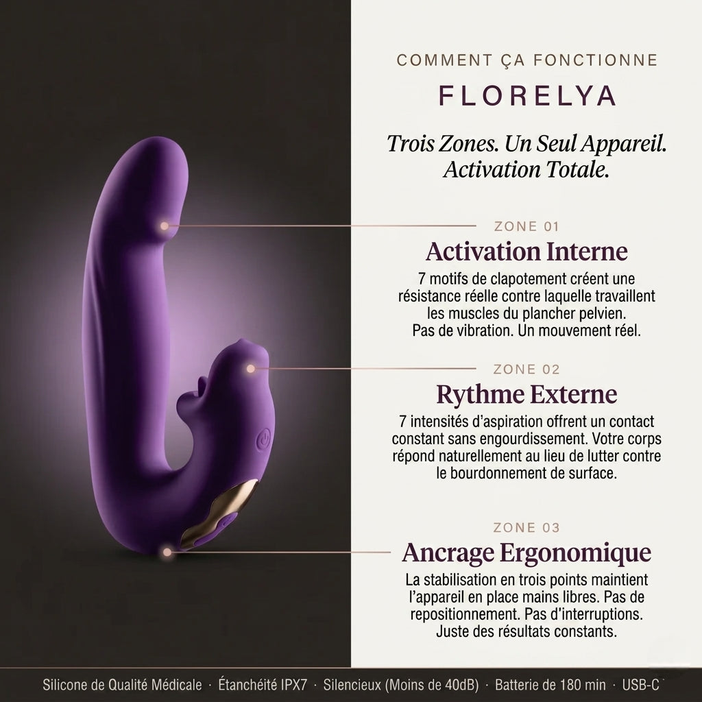 Florelya™ 4-en-1 activateur du plancher pelvien