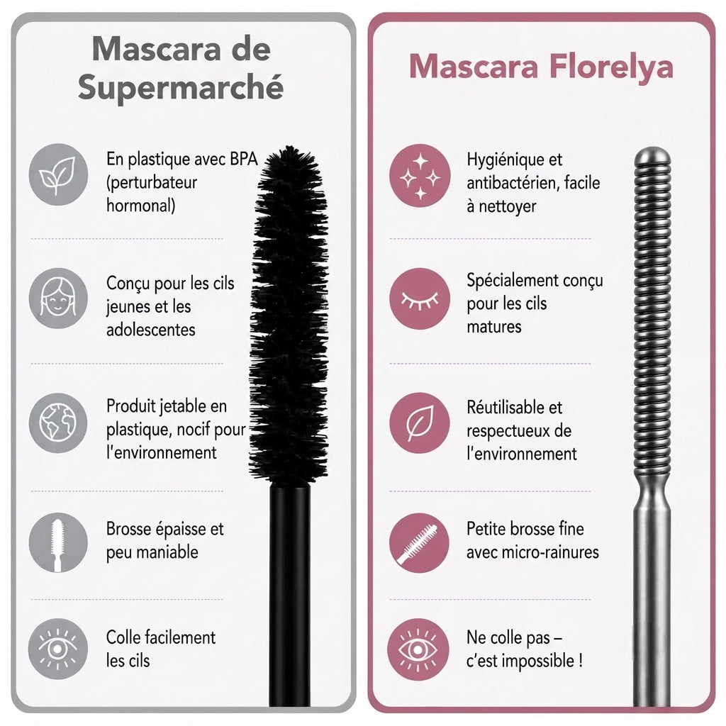 Florelya - Le mascara spécialement conçu pour les cils matures