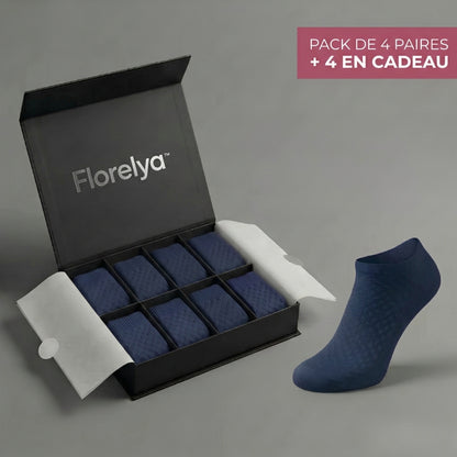 Chaussettes Florelya basses en fibre de bambou premium