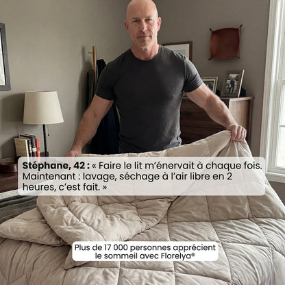 Couette 2-en-1 Florelya™ – Séchage rapide, sans housse de couette
