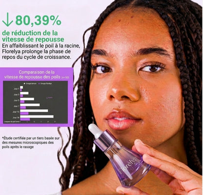 Stop à la pousse des poils, formule végétale