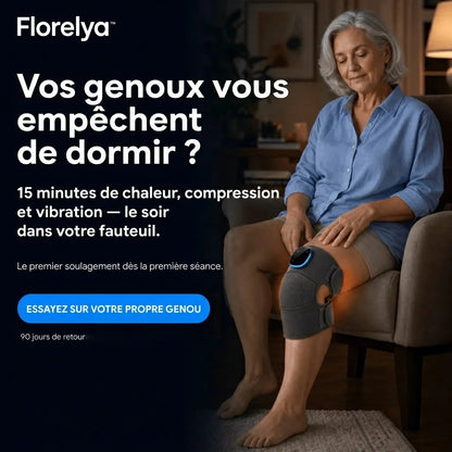 GenouFlex — Masseur thérapeutique du genou 3-en-1