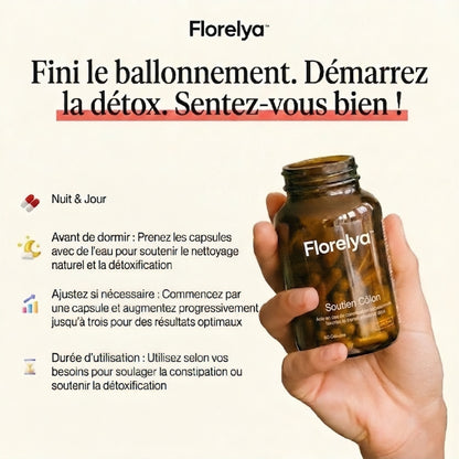 Ventre Plat – Soutien du côlon | Éliminez les parasites, purifiez vos intestins et sentez-vous plus légère