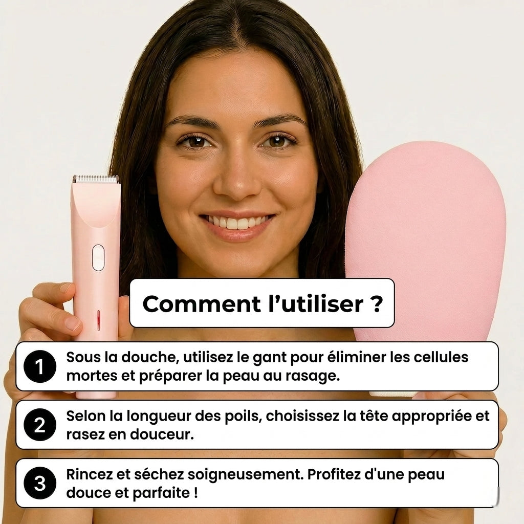 Rasoir 2-en-1 pour le Bikini et le Corps Florelya™