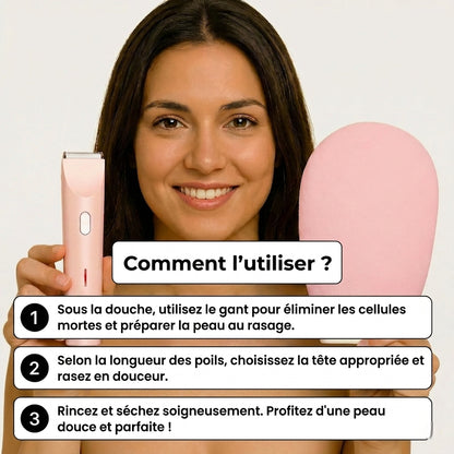 Rasoir 2-en-1 pour le Bikini et le Corps Florelya™