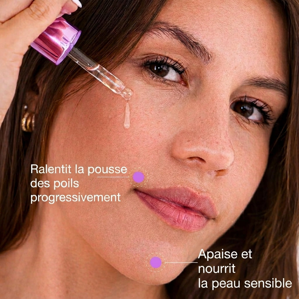 Stop à la pousse des poils, formule végétale