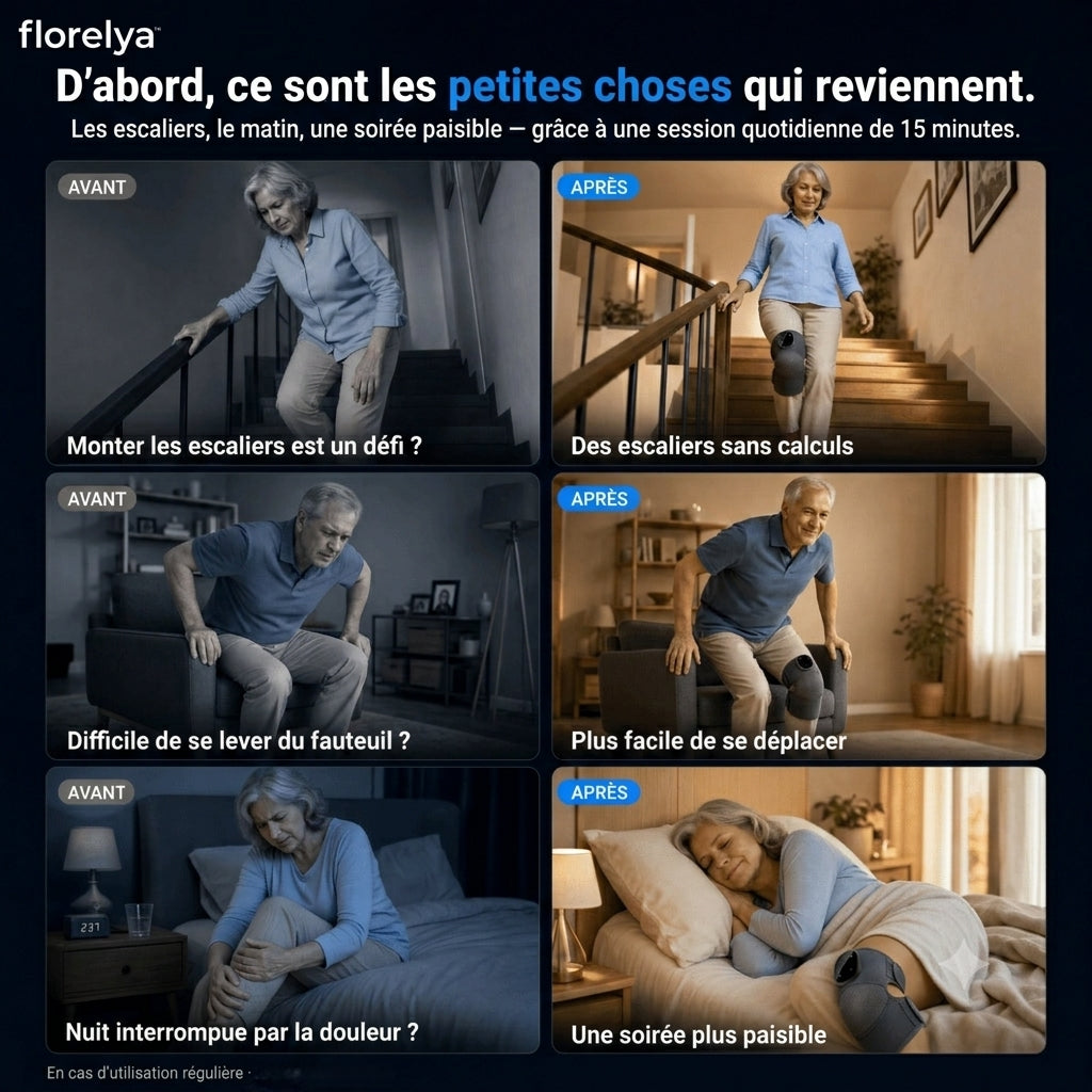 GenouFlex — Masseur thérapeutique du genou 3-en-1