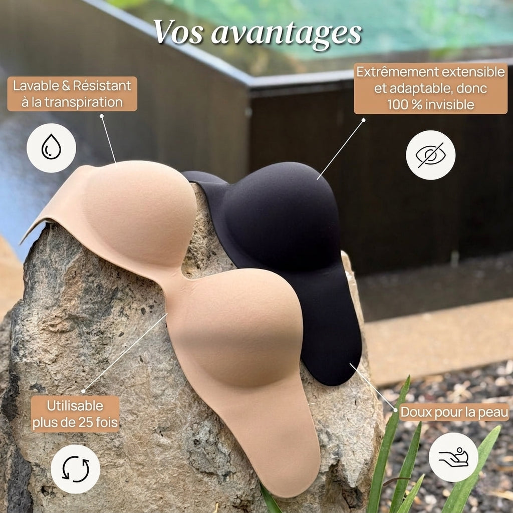 Soutien-gorge Adhésif Push-up sans Bretelles