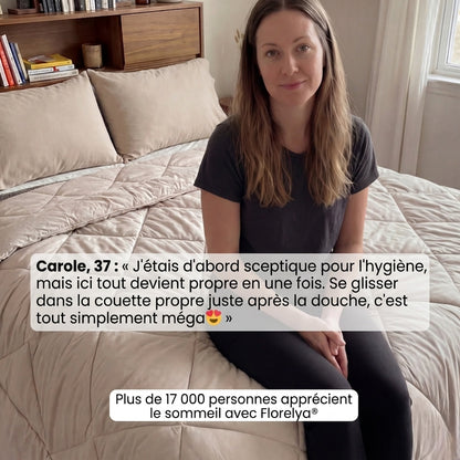 Couette 2-en-1 Florelya™ – Séchage rapide, sans housse de couette