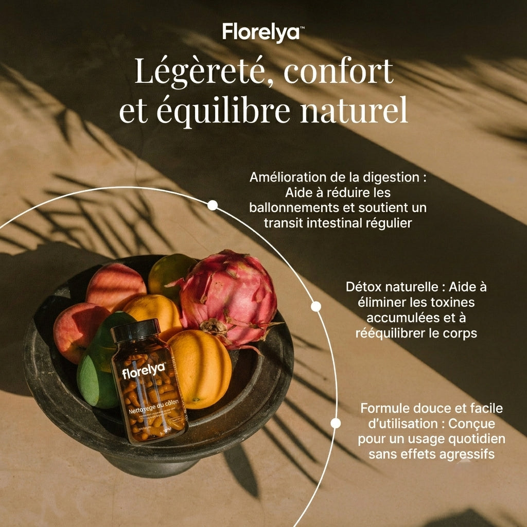 Ventre Plat – Soutien du côlon | Éliminez les parasites, purifiez vos intestins et sentez-vous plus légère