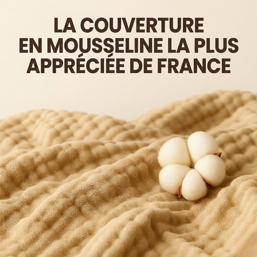 Couverture en mousseline douce