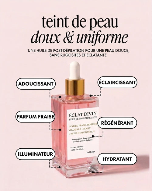 Éclat Divin™ - Huile régénératrice post-épilation