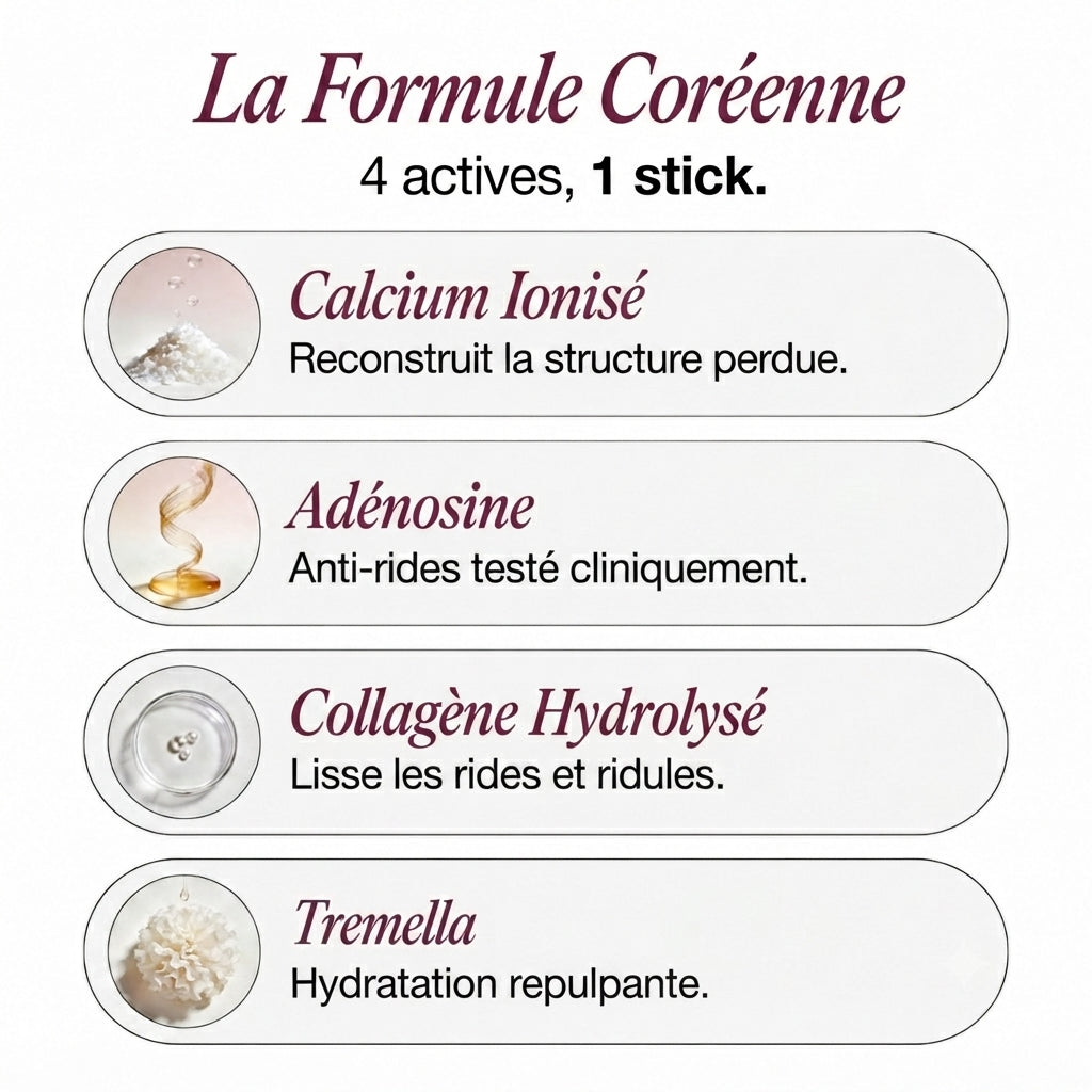 Stick Anti-Âge au Calcium & Collagène