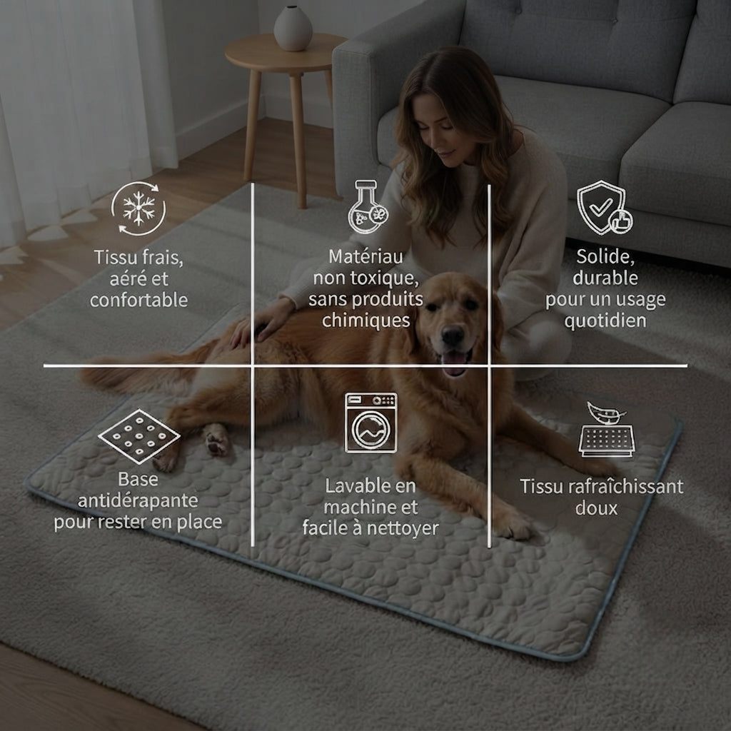 Tapis rafraîchissant pour chien Florelya™